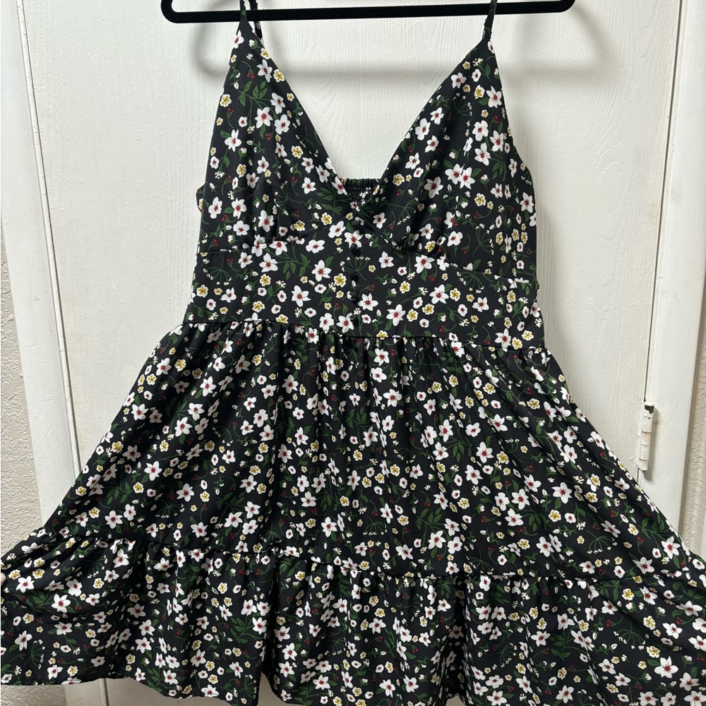 Floral above knee dress